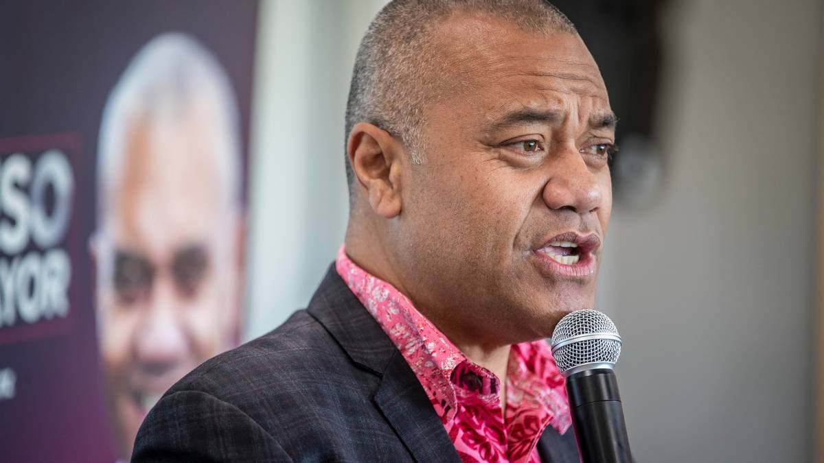 Efeso Collins has collapsed at a fundraiser. File photo / Michael Craig