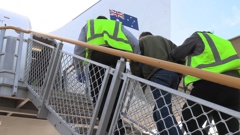 A New Zealand 501 deportee being put on a repatriation flight at Sydney airport - one of more than 2500 deported since 2015. Photo / Australian Border Force