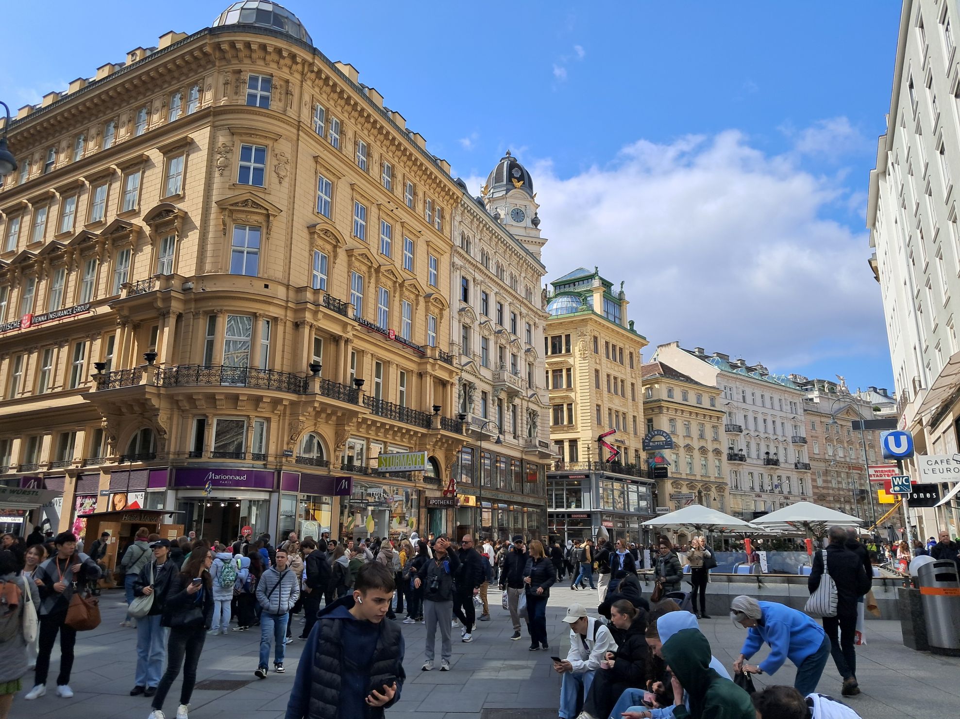 Strolling Vienna's City Centre. Photo / Mike Yardley
