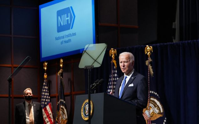 	President Joe Biden, seen here in Bethesda, Maryland on December 2, warns of a winter of 'severe illness and death' for the unvaccinated. (Photo / Getty Images)