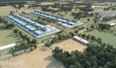 Artist's impression of the proposed Datagrid data centre in Southland. Photo / Datagrid | File