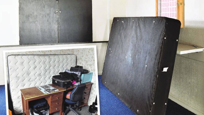 A homeless person’s few belongings stuck in the Carisbrook, which Otago Daily Times exposed as one of the city’s “Houses of Horror”. Photos / Stephen Jaquiery