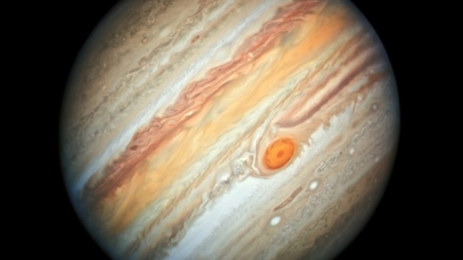 The gas giant, the solar system's largest planet, is the closest it has been to Earth in 59 years - a mere 591 million km away. Photo / Nasa