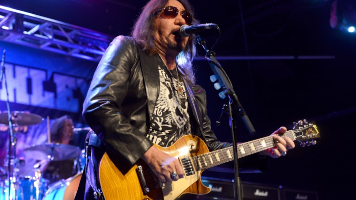 KISS founding member Ace Frehley has died aged 74. Photo / Getty Images
