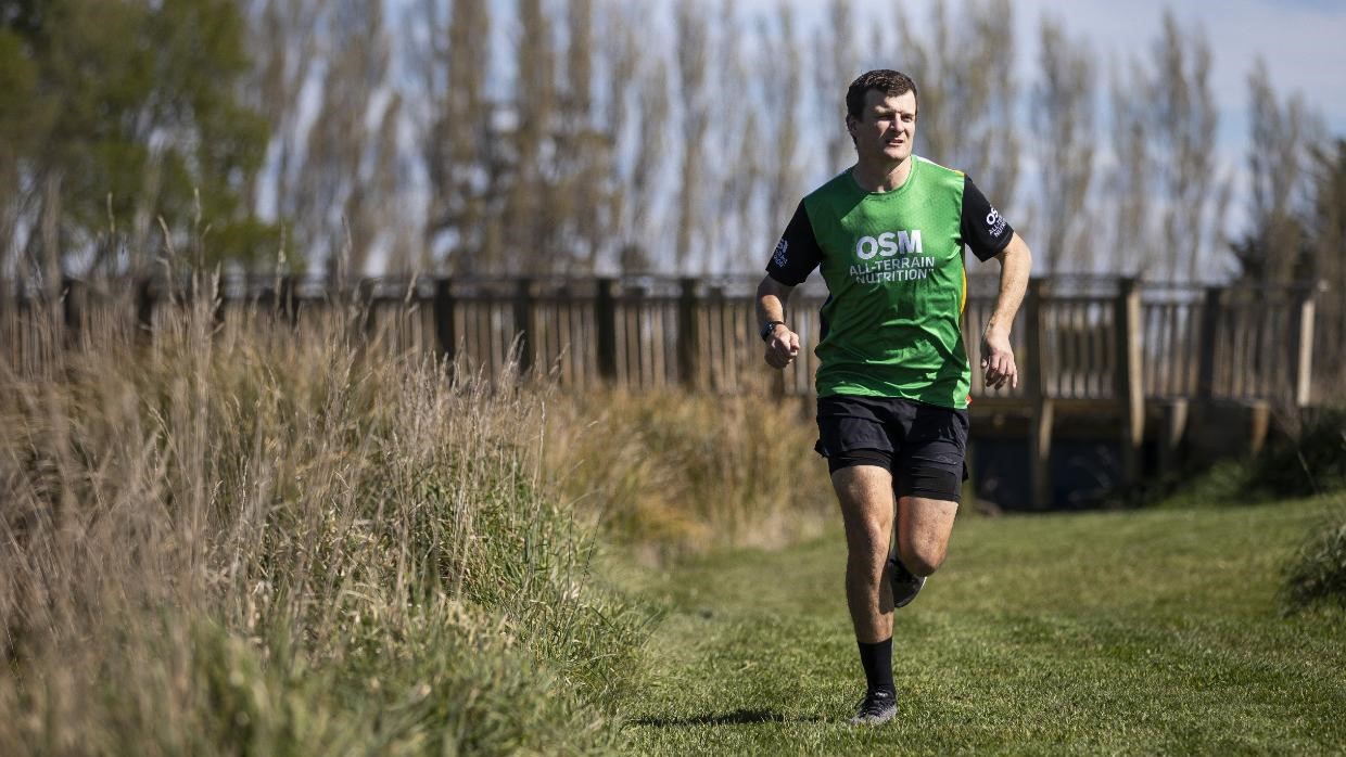 Pain into purpose: Police officer completes half Iron Mans for charity 