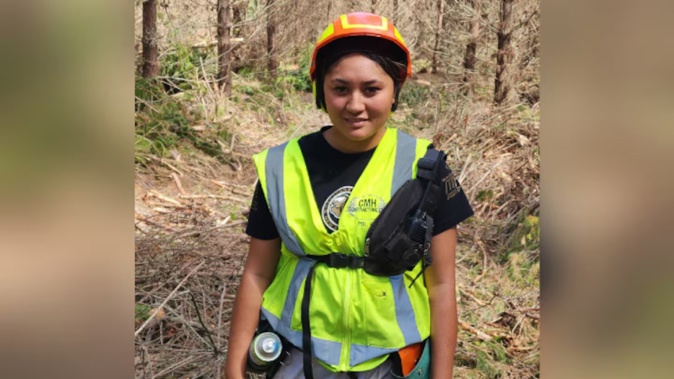 CMH Contracting crew member Shael (Pihenga) Takao is based in Kaingaroa Forest.