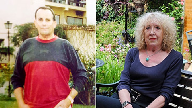 Leigh Ann Sabine (right), who died in 2015 killed her husband John Sabine (left) and buried his body in their garden for 18 years.