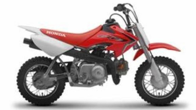 Police are looking for a 2019 Honda CRF50 like this one. (Photo / NZ Police)