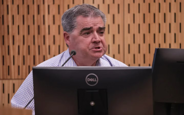 Senior police communicator Bret Watkins. Photo / Chris Skelton