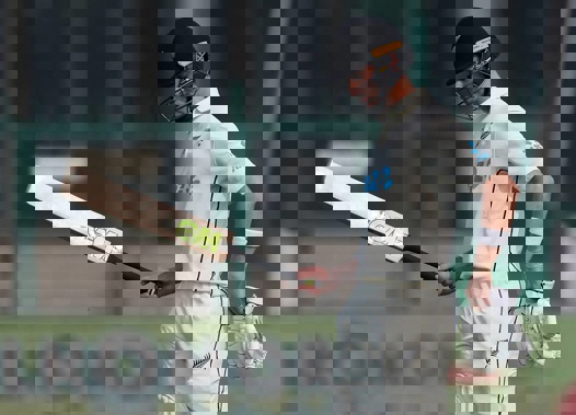 Black Caps opener Will Young was a dramatic dismissal just before stumps. (Photo / AP)