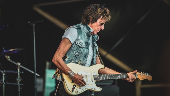 Jeff Beck performs during the Helsinki Blues Festival at Kaisaniemen Puisto on June 19, 2022. Photo / Getty Images