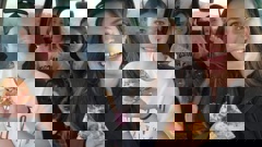 Krystal Brens and her three girls have been living out of their suitcases since their Dunedin home was red-stickered in the floods. Photo / Supplied