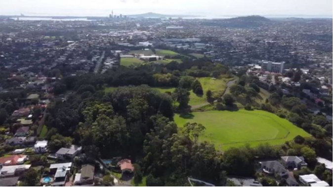 Sacred archaeological area of Ōwairaka/Mt Albert in Auckland has been damaged. Photo / Te Ao
