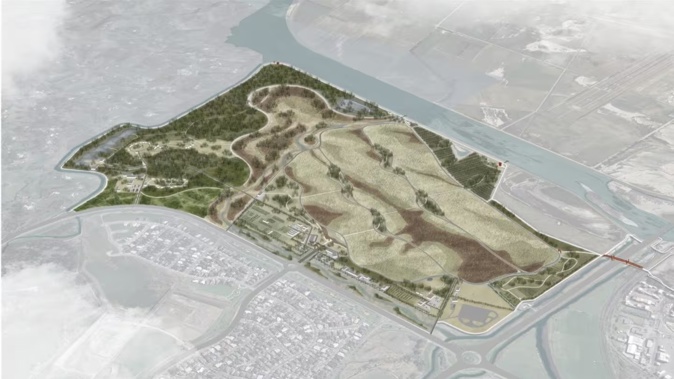 A concept design for the Ahuriri Regional Park Masterplan.