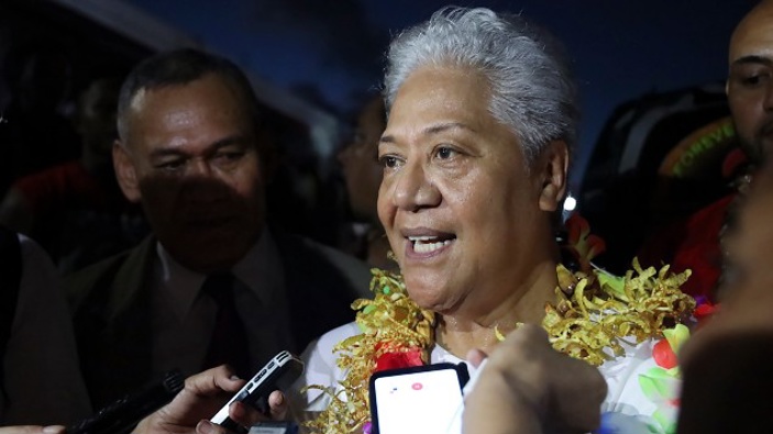 Samoa's Fiame Mata'afa, (Photo / via AP)