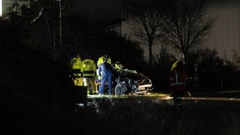 One person died after a car crash on Greywacke Rd in Harewood in the early hours of Tuesday. Photo / George Heard