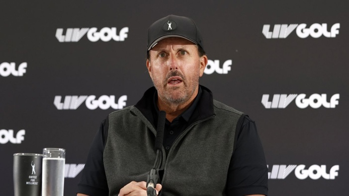 Phil Mickelson of LIV Golf filed an antitrust lawsuit against the PGA Tour last August. Photo / Getty Images