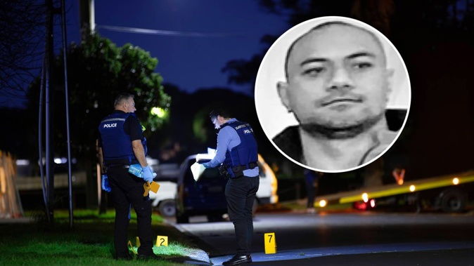 Police investigating the scene of a disorder event resulting in the death of Charles Pongi (inset) at the Taurima Reserve in Pt England in August. Photo/ Hayden Woodward