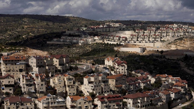 The West Bank Jewish settlement of Efrat: Booking.com said it plans to add warnings to listings in the Israeli-occupied settlements. Photo / Maya Alleruzzo, AP