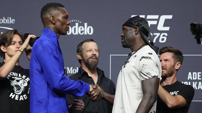 Israel Adesanya will put his UFC middleweight title on the line against Jared Cannonier at UFC 276. (Photo / Getty Images)