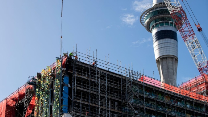 It is the latest setback in the construction of the convention centre. Photo / Michael Craig