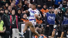 Leka Halasima's 70m solo try against Wests Tigers was lauded by some fans as 'the greatest first try in the history of the NRL' . Photo / Photosport.