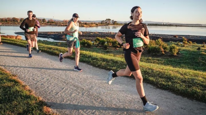 Hawke's Bay's Nicole Pendreigh (right) is preparing to tackle her first marathon to recognise women worldwide who have been murdered while out running. Photo / Givealittle