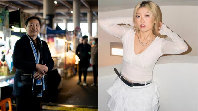 Auckland Night Markets owner Victoria Yao (L) and XIN clothing owner Yuli Wang (R). Photo / Dean Purcell, Instagram