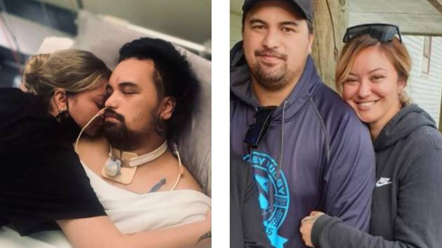 Missy has been by her fiance's side every day for the past 11 months. Photo / Supplied