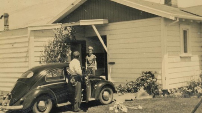 Who are these two? Their photo is amongst a stash of images found along the Waipawa River after Cyclone Gabrielle. Photo / Supplied