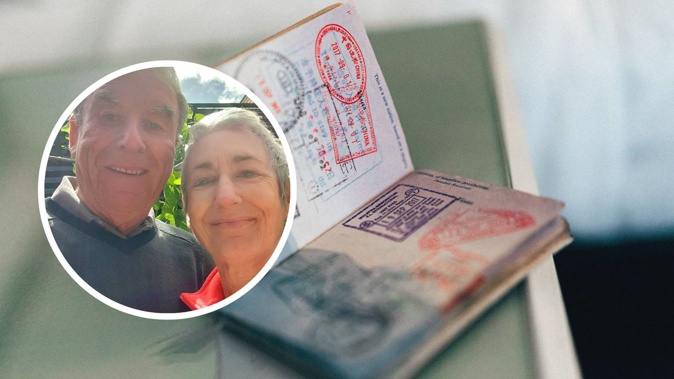 While a NZeTA visa should cost $17, Jim Dewberry and his partner Hope spent $280 on one visa by accidentally using a non-government website. Photo / Supplied
