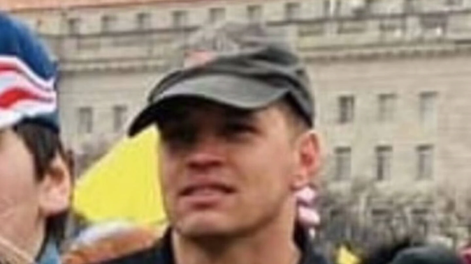 Ricky Walter Shiffer, 42, was shot dead by Ohio police after he attempted to raid an FBI field office in Cincinnati. He is pictured at the US Capitol during the January 6 insurrection. Photo / Daily Mail