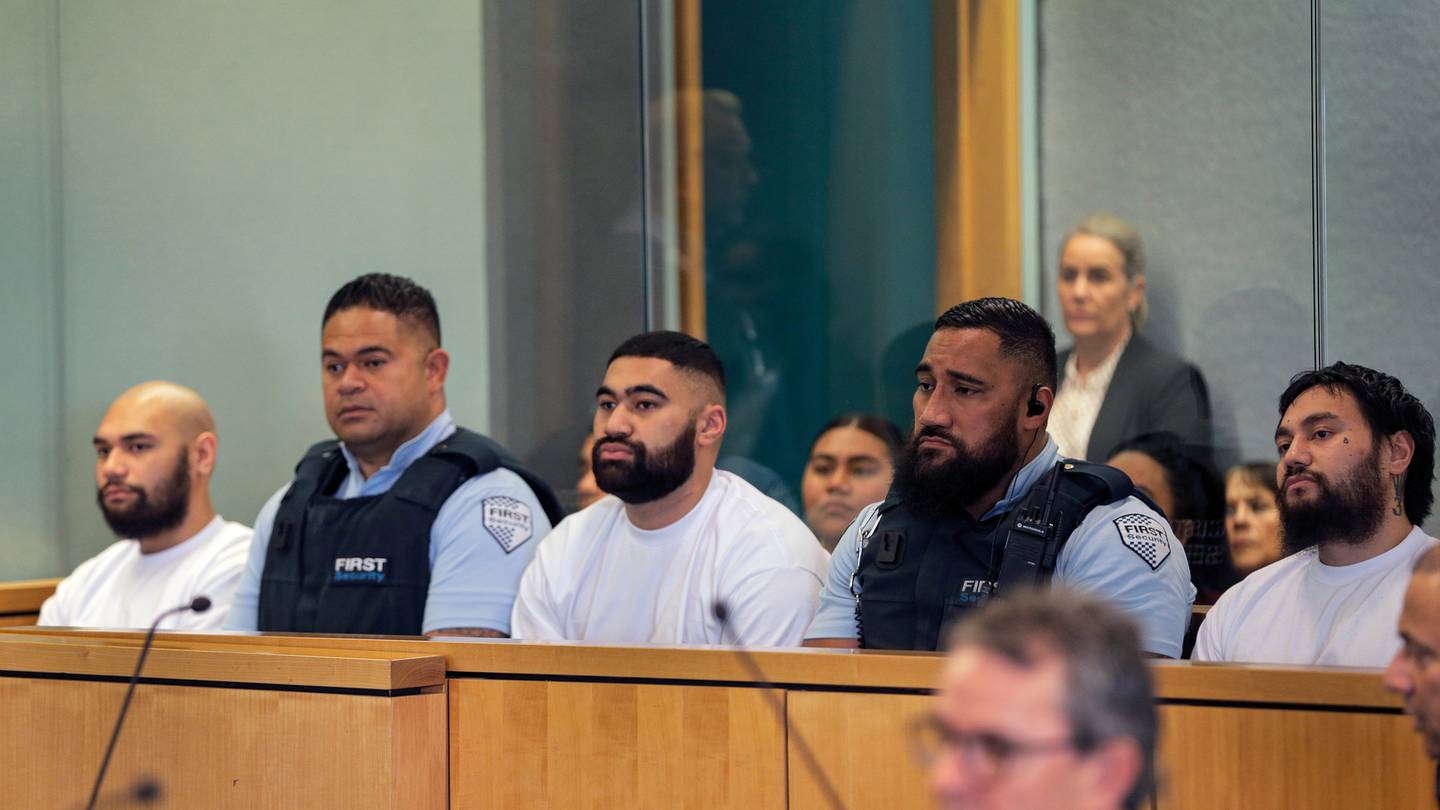 Falala Iongi, Valiami Iongi and their cousin Manu Iongi appeared in court for the death of Meliame Fisi'ihoi. Photo / Alex Burton