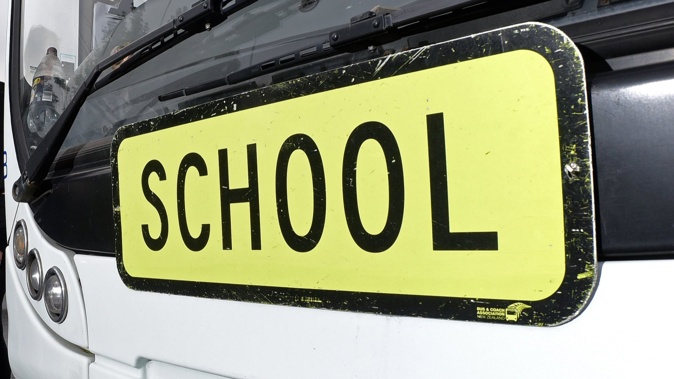 A police spokesman said the bus "came to rest in a ditch" on Jericho Rd, Pukekohe East.