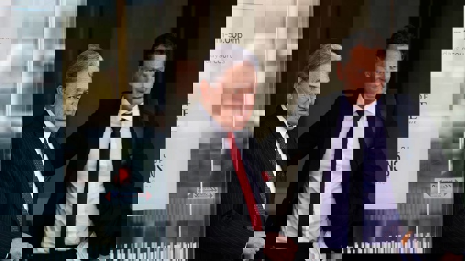 Winston Peters was in Christchurch today to witness the court proceedings. (Photo / George Heard)