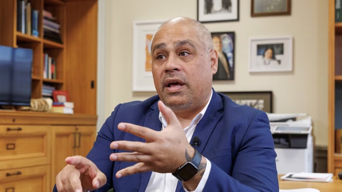 Labour MP and Tāmaki Makaurau candidate Peeni Henare this week appeared to commit Labour to repealing the gang patch ban. Photo / Mark Mitchell