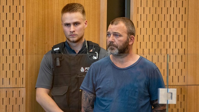 Philip Arps in the Christchurch Court before his jail term began in 2019. (Photo / NZ Herald)