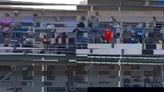 Whangamatā Tennis and Squash Club members keeping an eye on the Jason Momoa production Chief of War.