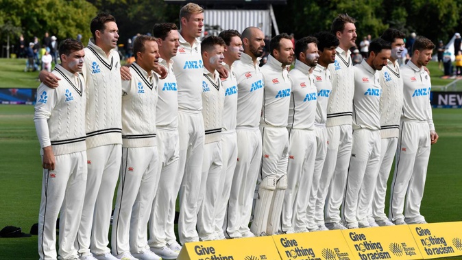The Black Caps will play a day-night test against England at Bay Oval. Photo / Photosport