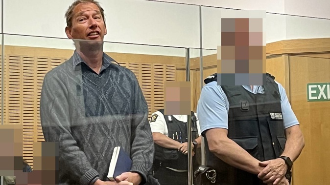Graham Philip appears in the Rotorua High Court on Thursday. Photo /Ethan Griffiths