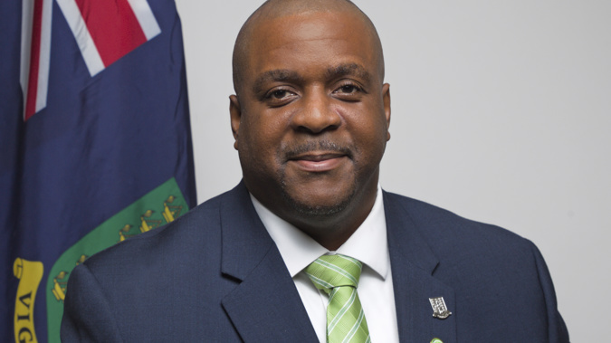 British Virgin Island Premier Andrew Alturo Fahie. (Photo / AP)
