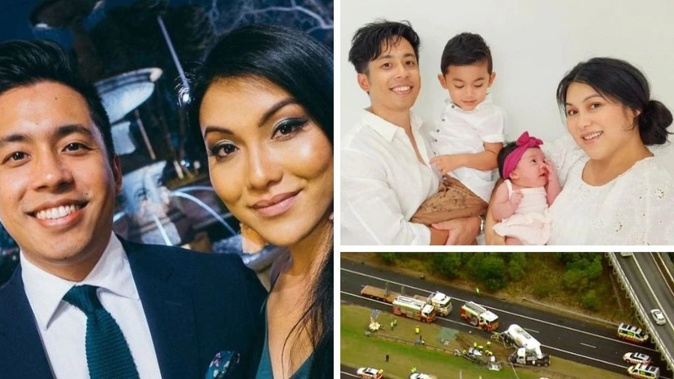 Ian Prahastono has been left to grieve his young family.