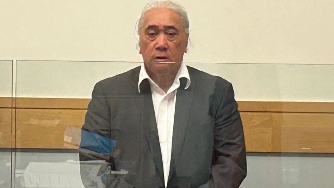 Raniera Tau at his trial in the Whangārei District Court in December 2024. Photo / NZME