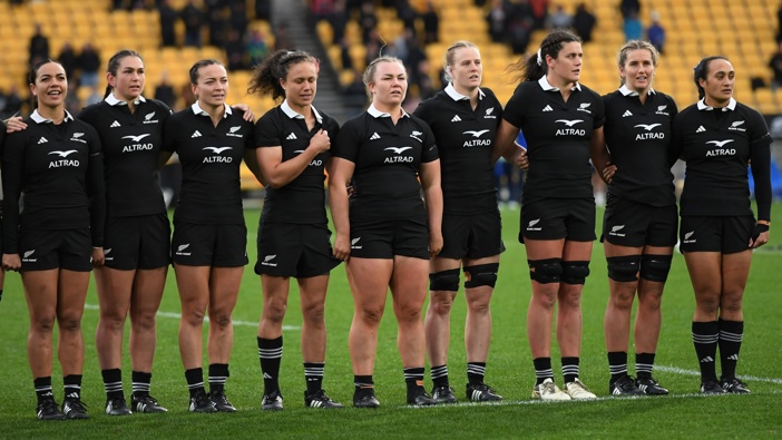 The Black Ferns have named their World Cup squad, and there's no room for Ruby Tui (fourth from left). Photo / Photosport
