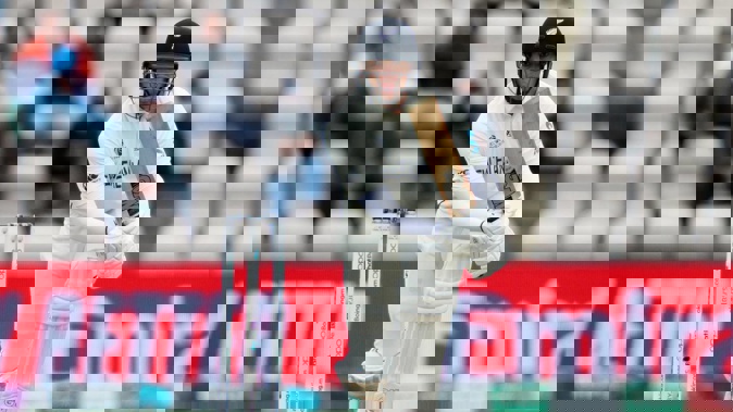 New Zealand's Ross Taylor plays a shot during the fifth day of the World Test Championship final cricket match between New Zealand and India. (Photo / AP)