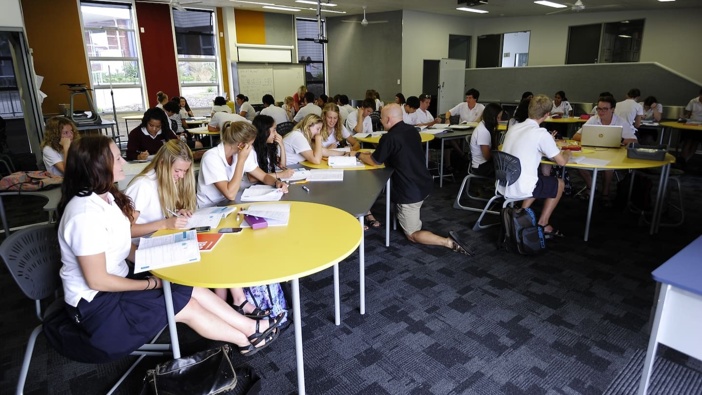 An example of a modern learning environment at Te Puke High School. Photo / George Novak