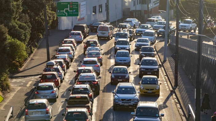 The Government says a long tunnel could make trips in the Wellington region to the airport up to 15 minutes faster. Photo / Mark Mitchell