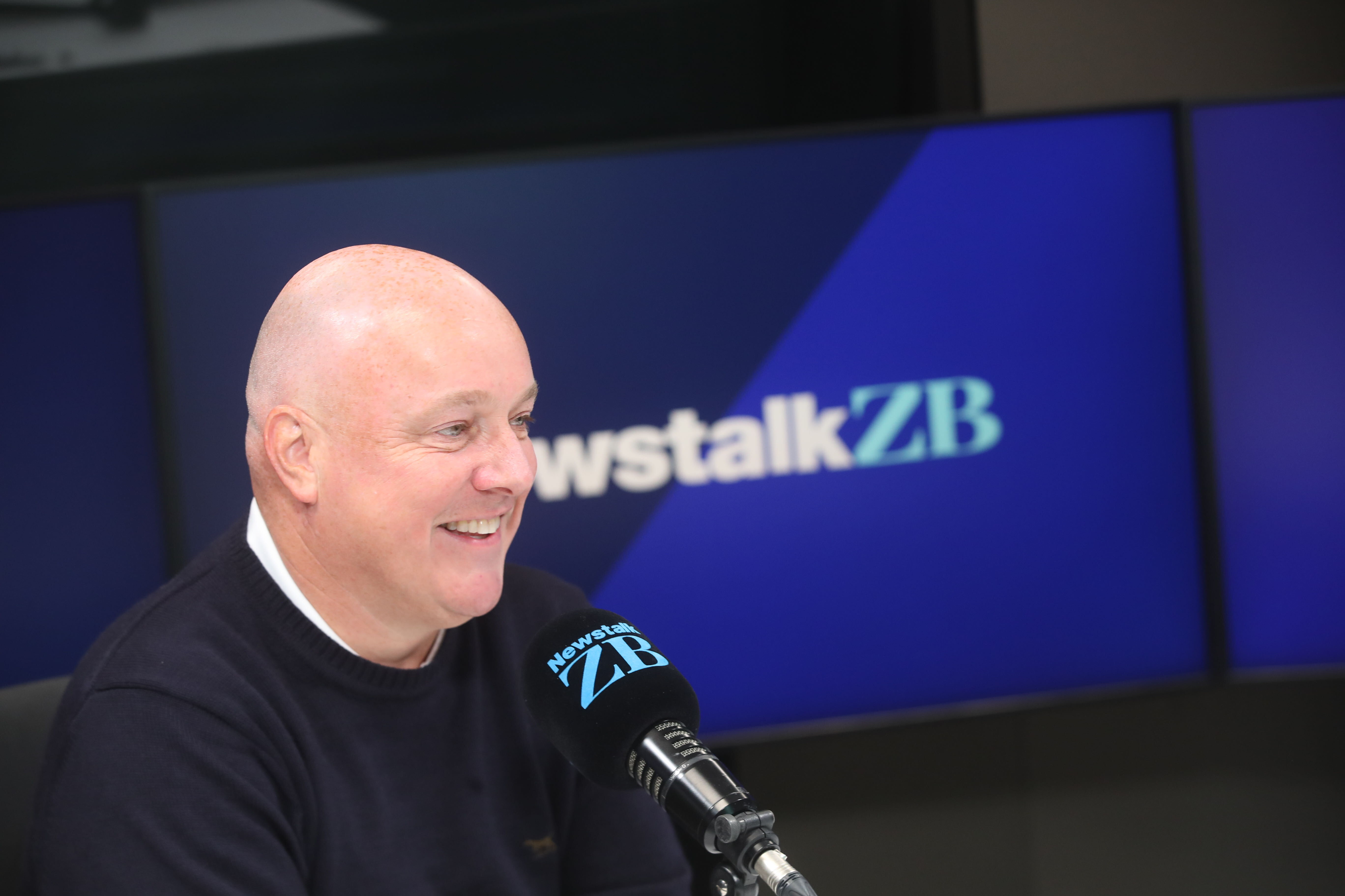 Christopher Luxon joins Kerre Woodham in studio