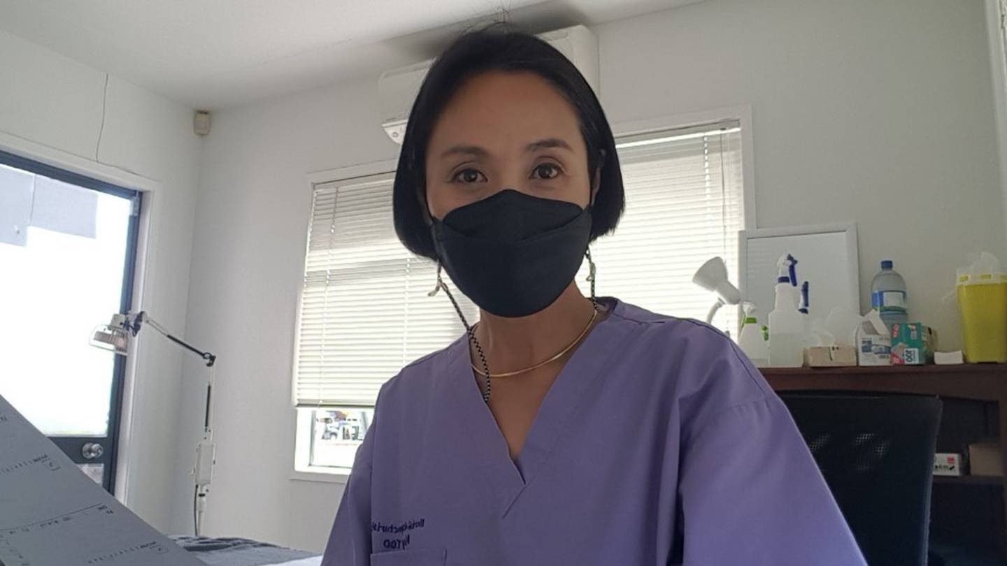 May Yoo cannot believe thieves can strike in broad daylight at the beach. Photo / Supplied