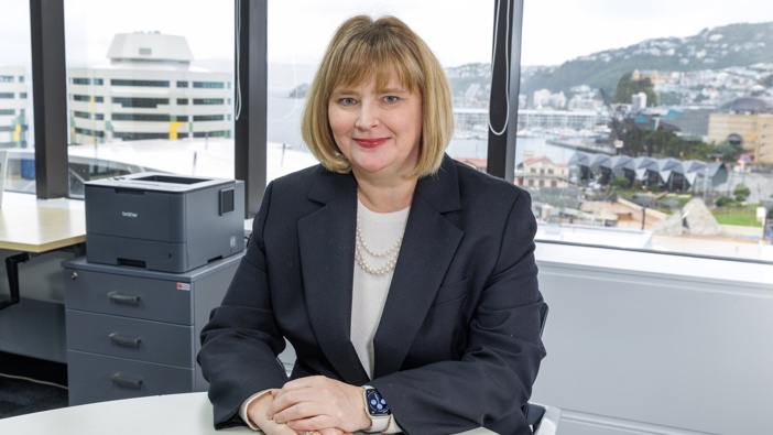 Pharmac chief executive Natalie McMurtry in her Wellington office. Photo / Mark Mitchell